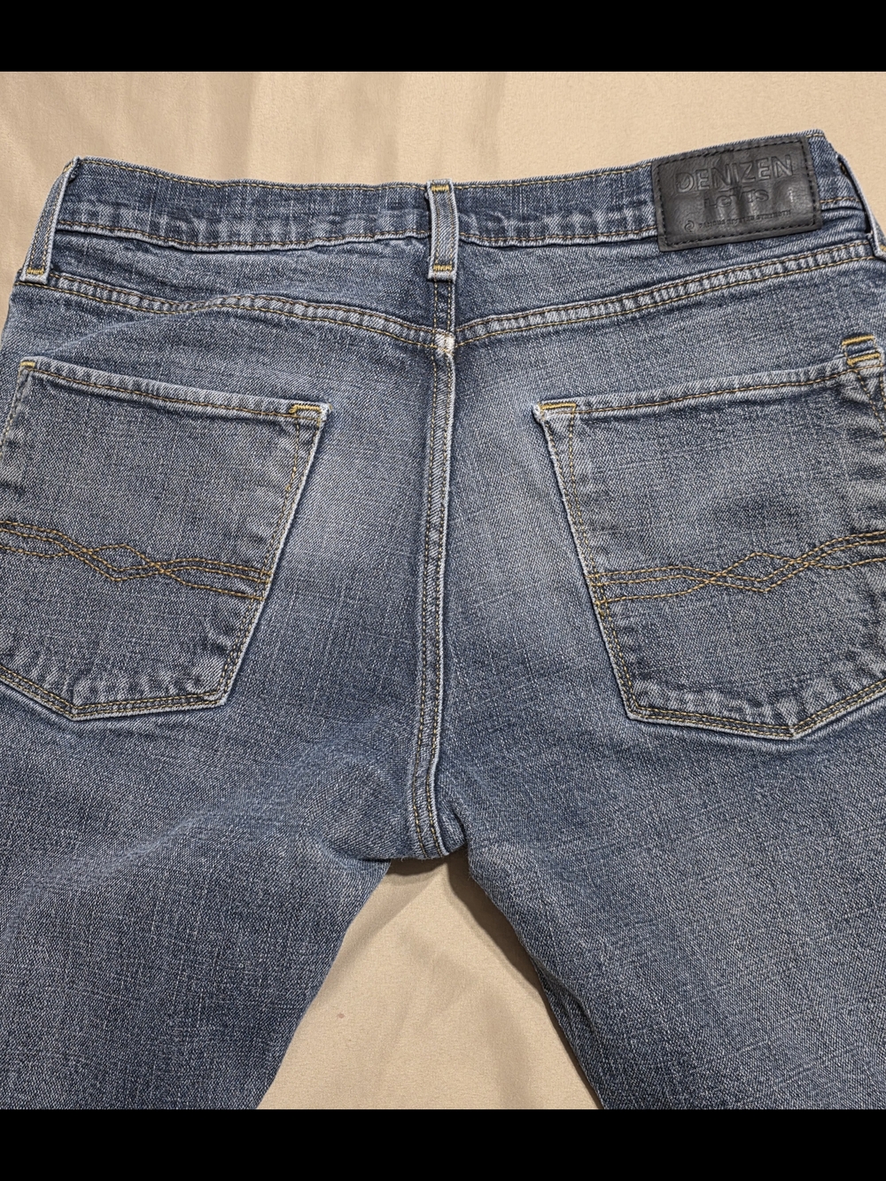 Denizen from Levis Mens 32x34 Slim Straight Fit Jeans Blue Stretch Denim 232 - Picture 11 of 12